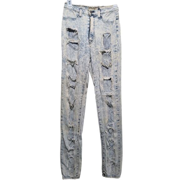 Aphrodite Los Angeles Girls Jeans Size 5 Skinny Leg Cotton Blend Stretch - Picture 1 of 5